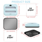 AST&T Heat Press 12"X10", Smart Heat Press Machine with Built-in Bluetooth for T-Shirts, Pillows, Tote Bags & More (Heat Press)