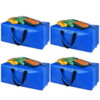 Heavy Duty Extra Large Storage Bags, XL Moving Bags for College Dorm Essentials, Moving Supplies Compatible with IKEA Frakta Cart, 4 Packs