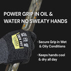 DEX FIT Level 5 Cut Resistant Gloves Cru553, 3D-Comfort Stretchy Fit, Power Grip, Professional Grade, Thin, Touch-Screen Compatible, Durable, Machine Washable; Blue XS (6) 1 Pair