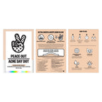 PEACE OUT Acne Day Dot Sheer Hydrocolloid Pimple Patches, Invisible Acne Spot Patches with Encapsulated Salicylic Acid, Retinol, and Aloe Vera, 40 Dots