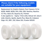 Pool Cleaner Climbing Rings for Dolphin Maytronics Nautilus Robotic Replacement Part 6101611-R4, Fits M200/M400/M500, Nautilus/CC Plus DX3/DX4/DX6, Ultimate Wall Adhesion Perfect Match (4 Pack)