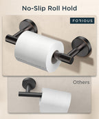 FORIOUS Commercial Toilet Paper Holder Wall Mount Bathroom Tissue Holder