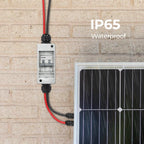 Pjerjzn Solar Panel Disconnect Switch 400V DC/AC 20A Miniature Circuit Breaker with DIN Rail Box Enclosure Outdoor Small Breaker Box IP65 Waterproof UV-Proof for Solar PV Homes, Battery (20 Amp)