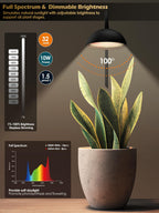 GLOWRIUM Smart Grow Light for Indoor Plants, Full Spectrum Plant Grow Light
