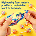 2 Packs Slow Rising Butter Squishy, Squishies Butter Squeeze Toys Pack Sensory Stress Relief Soft & Stretchy Fidget Toy for Party Favors Squishy Butter