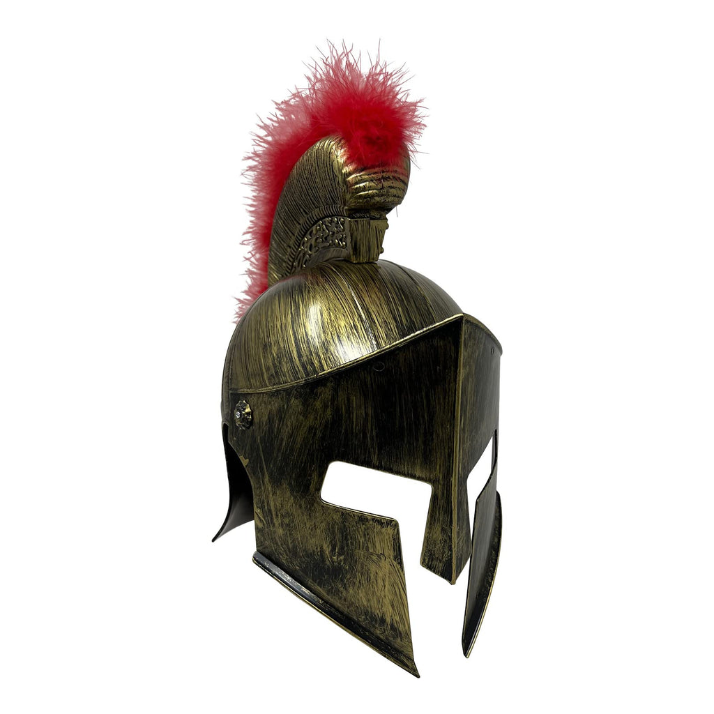 Cosmic Chameleon Roman Spartan Warrior Helmet for Adults (Ages 15+) – Gold Greek Soldier Headwear, King Leonidas Style Medieval Armor Costume Accessory for Cosplay & Halloween
