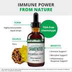 NutraMedix Samento Cat's Claw Tincture - Cat's Claw Tick Immune Support Supplement for Brain, Antioxidant, Cardiovascular & Microbial Support - Bioavailable Herbal Supplements from Nature (1oz / 30ml)