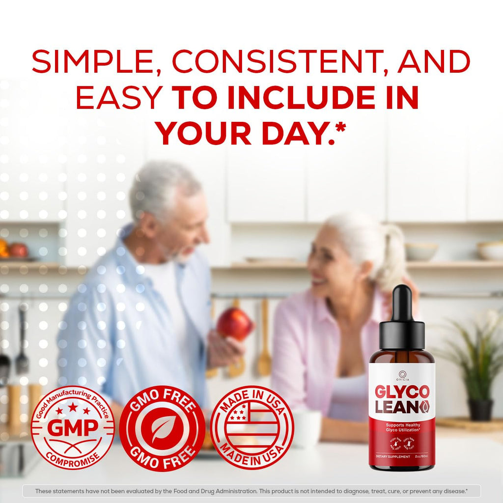 (5 Pack) Glyco Lean Drops – GlycoLean Drops All Natural Ingredients Liquid Advanced Formula Premium Vitamin, Daily GlycoLeanDrops Support for Health and Wellness Reviews, 5 Bottles for 5 Months
