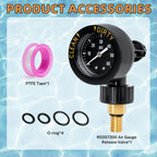 R0357200 Air Gauge Release Valve Assembly, Compatible with Jandy and Zodiac CV, CL, DEV, DEL, JS Series Pool and Spa Cartridge Filters