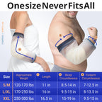 FIGHTECH PICC Line Shower Cover | Available in 3 Sizes | Reusable IV & PICC Line Sleeve | Waterproof Cast Cover for Elbow | PICC Line Covers for Upper Arm Wound (Weight: 170-250 pounds)
