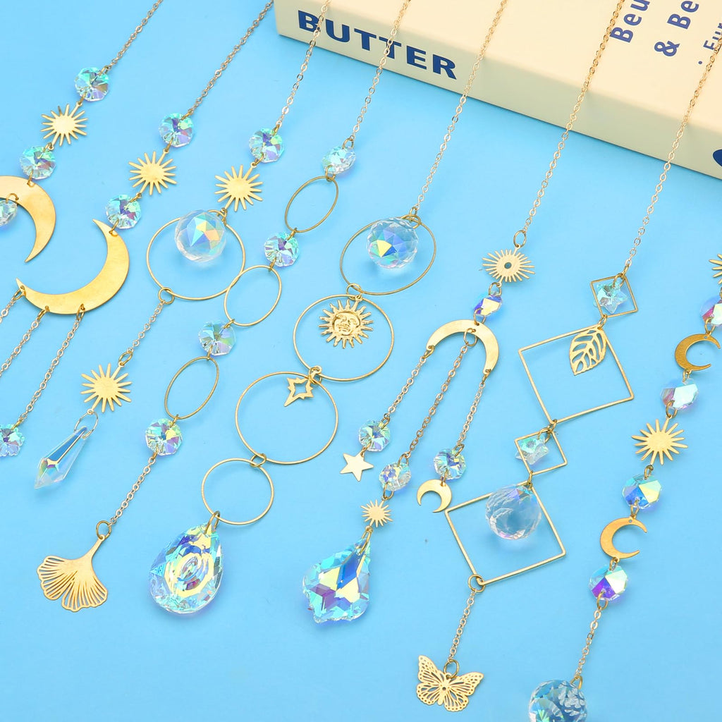 16pcs Crystal Suncatcher, Colorful Suncatchers Sun Catchers Indoor Window