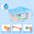100 Pcs Party Favors & Squishy Toys Bulk for Kids 4-12, Fidget Toys Sensory Stress Relief Toys for Classroom Prizes, Christmas Stocking Stuffers, Birthday Goodie Bags & Teacher Supplies