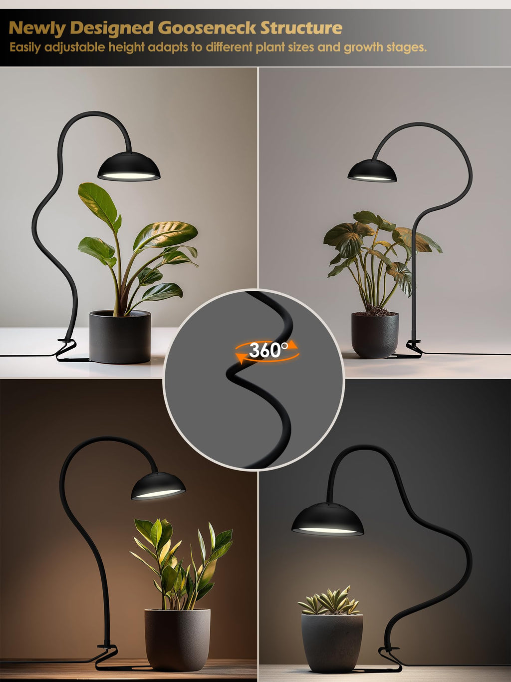 GLOWRIUM Smart Grow Light for Indoor Plants, Full Spectrum Plant Grow Light