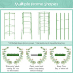 Legigo 2-Pack Tomato Cage for Garden Plant Support- Up to 63inch Garden Stakes Tomato Cage, Tomato Trellis for Potted Plants, Tomato Cages Plant Stakes for Climbing Vegetables Plants Flowers