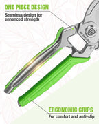 WORKPRO 8.5" Bypass Pruning Shears, Professional Forged Garden Shears