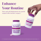 Barimelts Calcium Citrate with Vitamin D3 & Magnesium, 120 Smooth-Dissolving Tablets (1-Month Supply), Bariatric Calcium Supplements for Women, Natural Berry Flavor