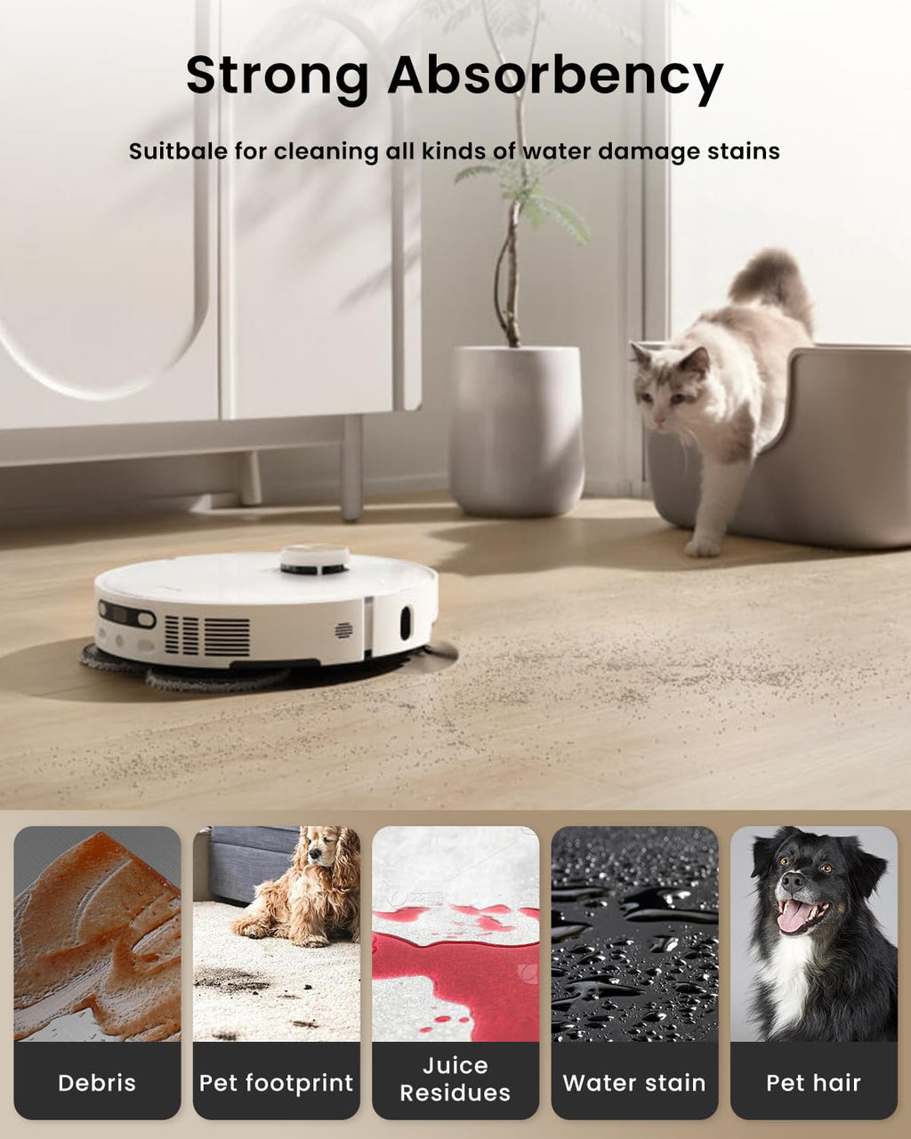 12Pack Microfiber Vacuum Mop Cloth Pad for Dreame X50 Ultra/L20 Ultra/L10s Pro/L10s Pro Gen2/X40 Ultra/for Xiaomi X10+/X20+/for Mova P10/P50 Robot Vacuum,Replacement Part Washing Mopping Pad Mop Pad