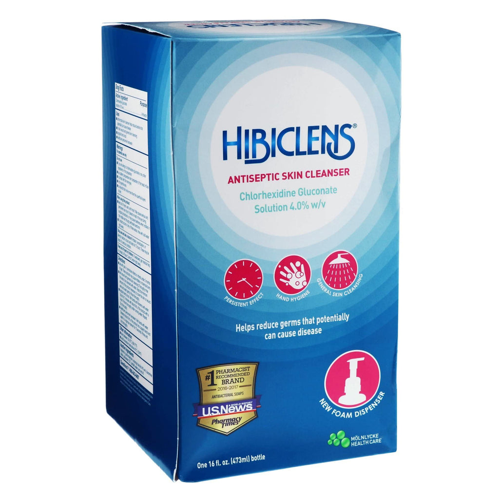 Hibiclens Antiseptic/Antimicrobial Skin Cleanser 16 oz. Liquid NonSterile Pump Bottle 1 Each 57516
