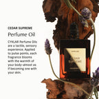 CYKLAR Perfume Oil for Skin – Cedar Supreme Scent – Crisp, Aromatic & Warm Perfume Fragrance with Bergamot, Lavender & Cedarwood Notes – 30ml