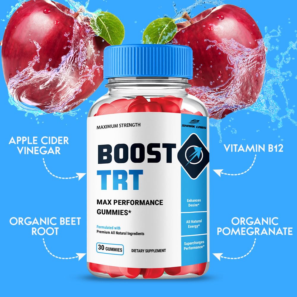 (1 Pack) Boost TRT Gummies, Maximum Strength Supplement, BoostTRT Advanced All Natural Vitamin Gummies