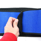 Luwint Kids Waist Belt Brace Support - Abdominal Binder Hernia Band for Waist Back Pain Relief Dance Yoga Volleyball Basketball (Blue)