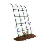 popsea 7.2 ft No-Drill Leaning Garden Trellis for Climbing Plants