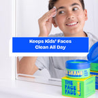 JB SKRUB The Face Pads - Kids, Tween Boys & Teens Acne Cleansing Pads for Cool Confidence - Say Goodbye to Greasy Skin and Hello to Freshness - 40 Cleansing Wipes, 3-Pack