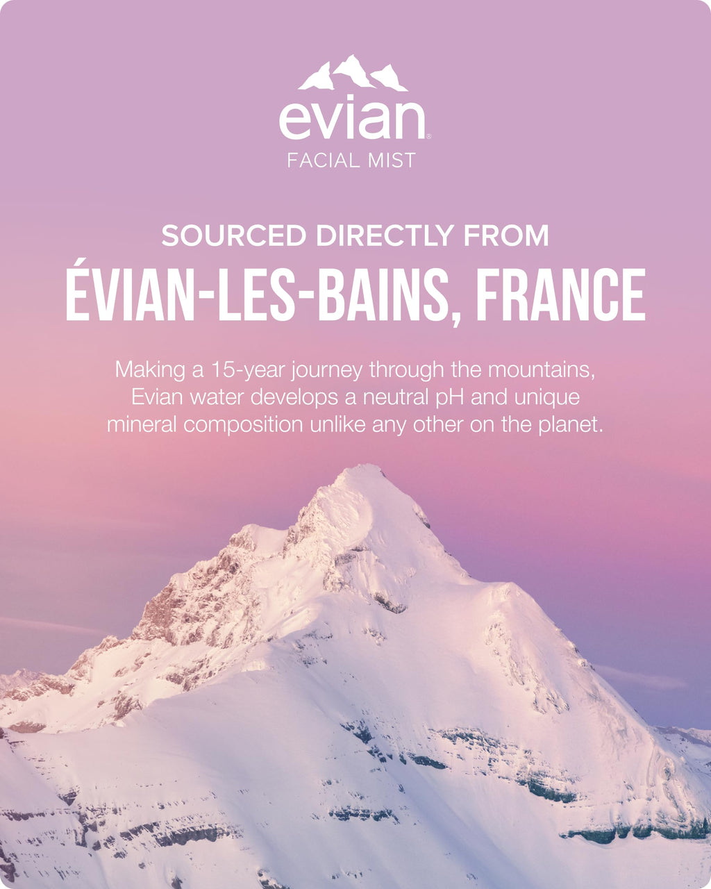 Evian Glow Facial Mist | Hydrating Mineral Water Face Spray with Aloe & White Tea | Dewy Setting Mist & Toner for Glowing Skin | Facial Spray to Refresh, Balance, & Enhance Makeup