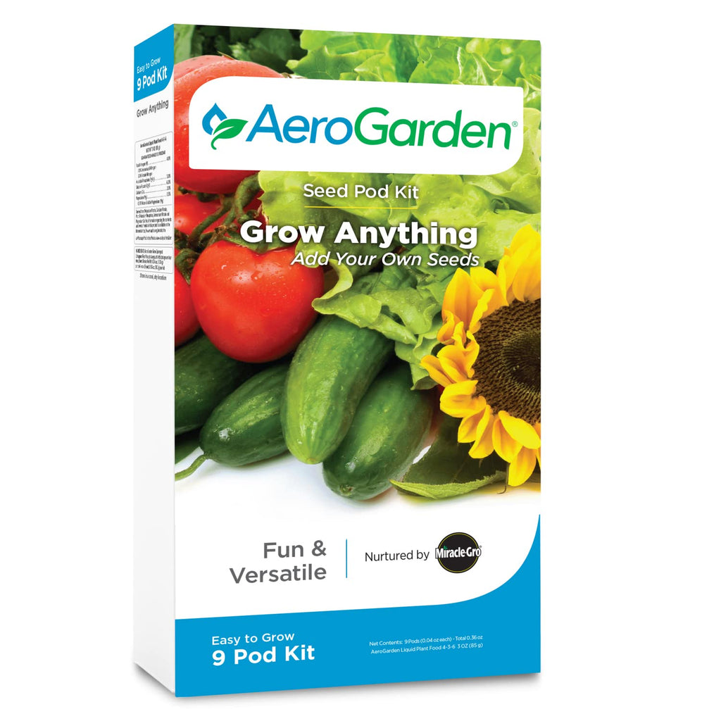 AeroGarden Grow Anything Seed Pod Kit, 9-Pod