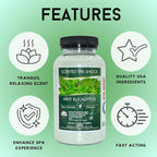 Eucalyptus Scented Spa Shock- Non-Chlorine Shock for Any Spa or Hot Tub-Use with Bromine Tablets or Spa Chlorine. Fragrance Infused Oxygen Crystals Treat Water and Oxidize Chemical Odors