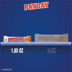 PAYDAY Peanut Caramel Candy Bars, 1.85 oz, 24 ct