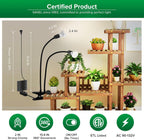 SANSI LED Grow Lights for Indoor Plants, 300W Full Spectrum Gooseneck Clamp