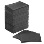 JMU 125 Pack Dental Bibs, Black Dental Bibs Disposable,13" x 18" Tattoo Bib