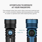 OLIGHT Seeker 4 Pro Rechargeable Flashlights, 4600 Lumens High Powerful Bright LED Light with USB C Holster, Waterproof IPX8 for Emergencies, Camping, Searching (OD Green)