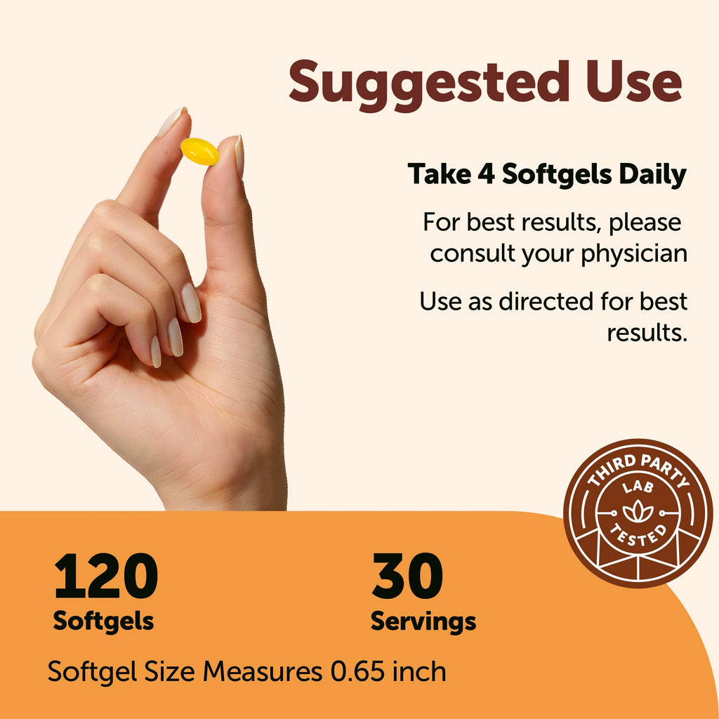 Micro Ingredients Berberine 1000mg with MCT Oil, 120 Softgels | Berberine HCI from Berberis Aristata | Non-GMO, Gluten Free, No Soy