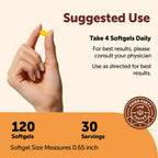 Micro Ingredients Berberine 1000mg with MCT Oil, 120 Softgels | Berberine HCI from Berberis Aristata | Non-GMO, Gluten Free, No Soy