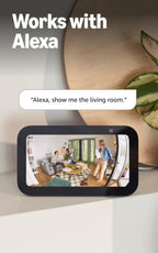 Ring Pan-Tilt Indoor Cam — See all around your home or business with 360° pan coverage, HD video, plus Two-Way Talk (2024 release), White