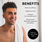 JAXON LANE BRO MASK Under Eye Patches for Men with Hydrogel (2 x 6 pairs) - Anti-Aging Korean Eye Masks for Dark Circles and Puffiness- Puffy Under Eye Treatment - Perfect Skin Care for Men