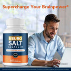 Neuro Salt for Neuropathy, Neuro Salt Capsules Supplement Pills, Maximum Strength, Advanced Formula for Overall Health and Wellness, All Natural NeuroSalt Capsules, Official NeuroSalt Reviews (3 Pack)