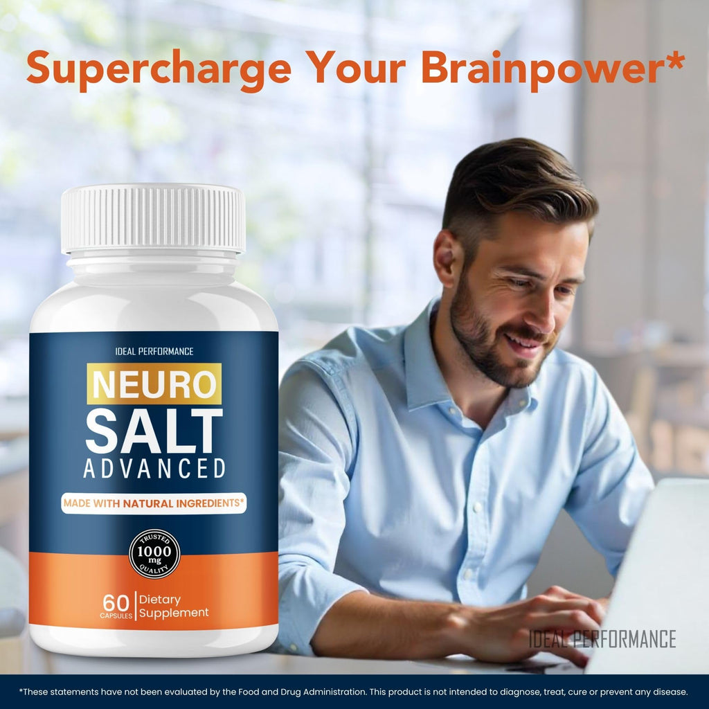Neuro Salt for Neuropathy, Neuro Salt Capsules Supplement Pills, Maximum Strength, Advanced Formula for Overall Health and Wellness, All Natural NeuroSalt Capsules, Official NeuroSalt Reviews (2 Pack)
