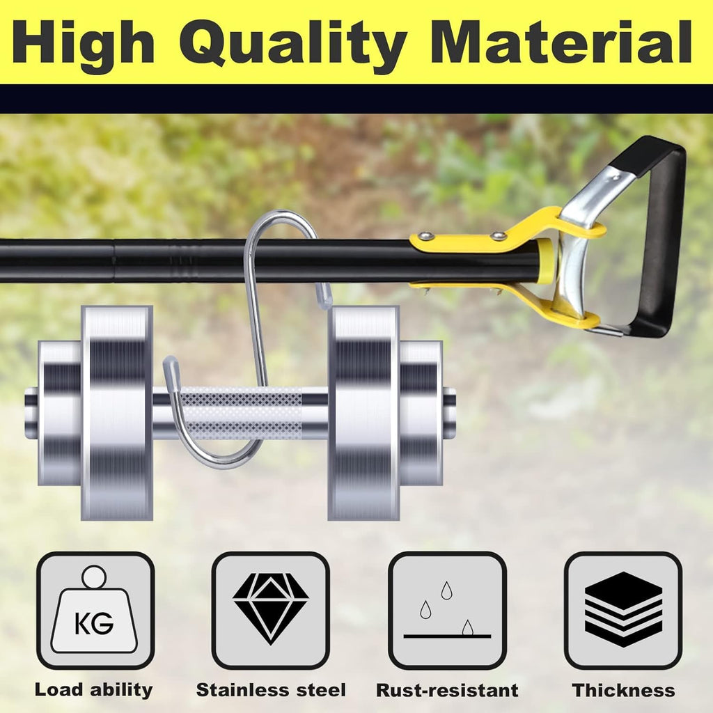 Bird Twig Garden Hoe for Weeding - Sharp Push Pull Blade,Stainless Steel Stirrup Weeder Hoe, 30-54 Inch Adjustable, Stand Up Loop Weed Hoe Tool for Women Seniors