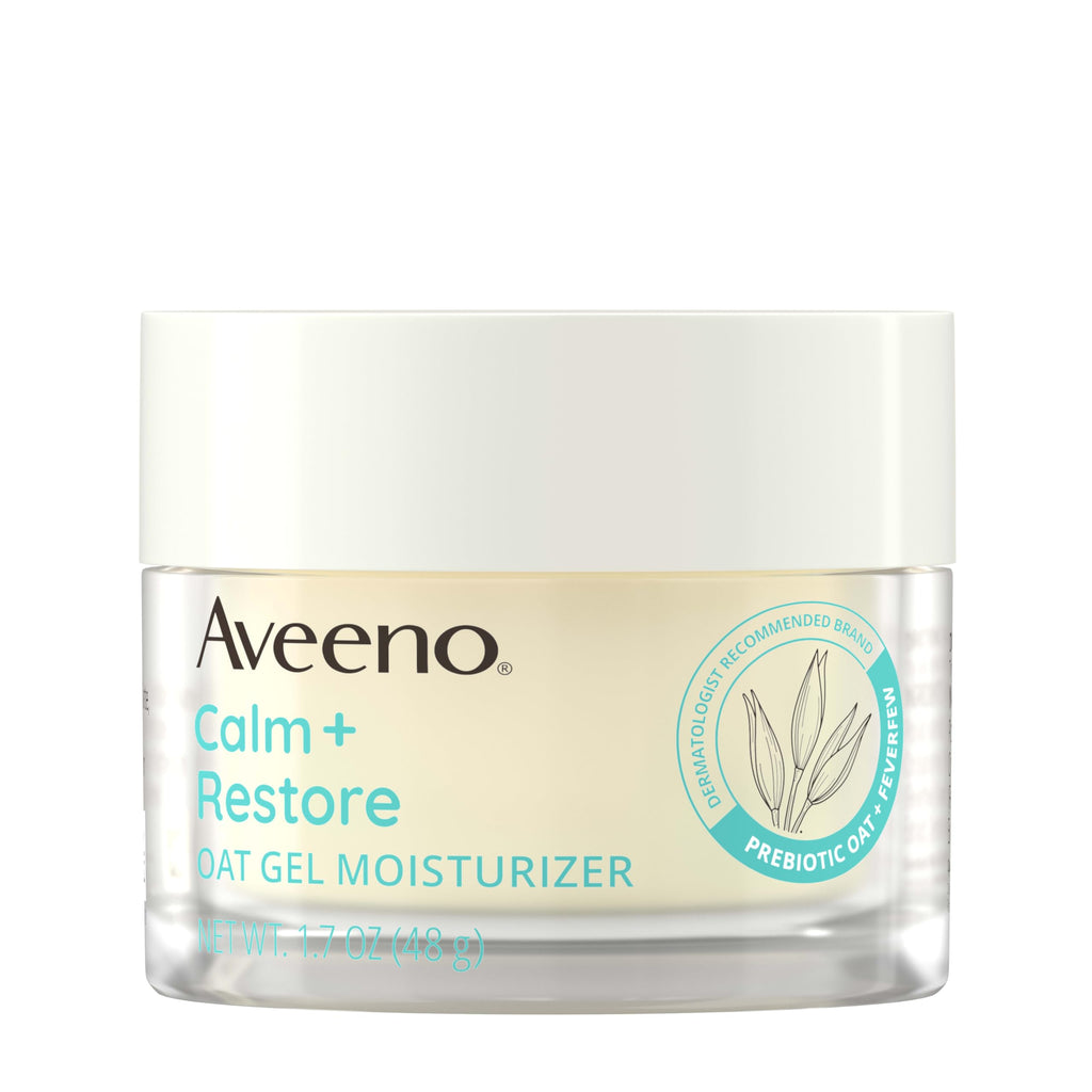 Aveeno Calm + Restore Oat Gel Moisturizer, Fragrance-Free, 1.7 oz