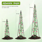 AlisisFores Garden Trellis for Climbing Plants Outdoor, 63 inch Tall,2 PCS