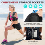 BAGAIL Weighted Vest, 5lb/8lb/10lb/12lb/15lb/20lb/25lb/30lb Weight Vest for Walking & Weight Loss, Reflective Rucking Vest with Phone Pouch for Women & Men, Home Gym & Outdoor Training