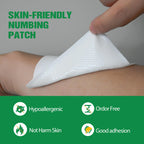 CARELAND Lidocaine Gel Patch, 18 Count Maximum Strength Pain Patches for Muscle Relief in Neck Knee Back and Shoulders Unscented Numbing Patch for Soothing Nerves, Joints