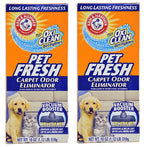 Arm & Hammer Pet Fresh Carpet Odor Eliminator Plus Oxi Clean Dirt Fighters, 18 oz,(PACK OF 2)