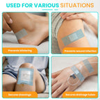3 Rolls Soft Silicone Tape,Pre - Cut Waterproof Medical Tape Mouth Tape