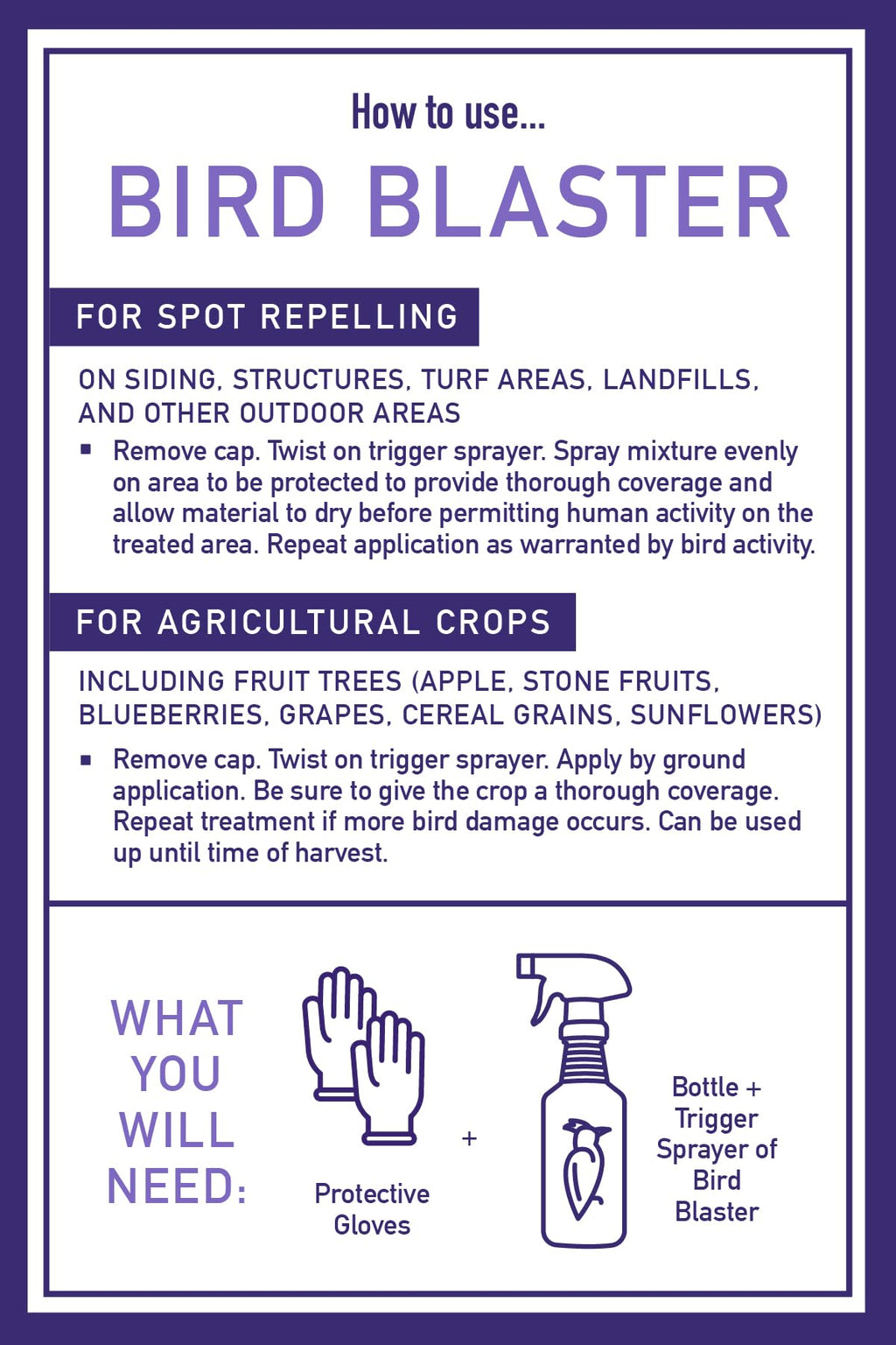 Bird Blaster 16oz Spray Keep Woodpeckers Away House Siding Stop Woodpeckers on House + Other Birds Flickers Blue Jays to Prevent Home Building Patio Deck Damage | Anti-Woodpecker Deterrent Repellent