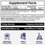 Nootropics Depot Sabroxy® Tablets | 100mg | 90 Count | Minimum 10% Oroxylin-A | Oroxylum indicum | May Help Promote Focus & Motivation | May Help Promote Cognitive Function