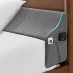 EUHAMS King Size Bed Wedge Pillow for Headboard Bed Gap Filller/Mattress Gap Filler (0-7") - Wedge Pillow Headboard Triangle Foam Pillows Wedges Between Headboards Mattress (Grey,76"x10"x6")